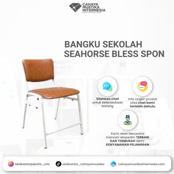 Bangku Sekolah Seahorse Bless Spon