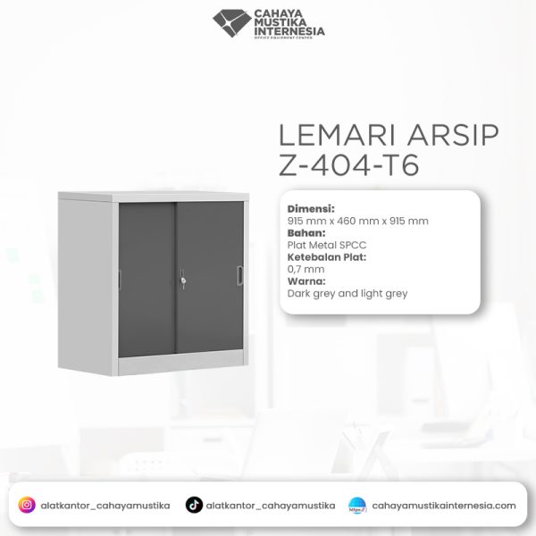 Lemari Arsip Pintu Sliding Zeco Z-404-T6