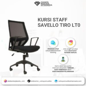 Kursi Staff Hidrolis Savello Tiro LT0
