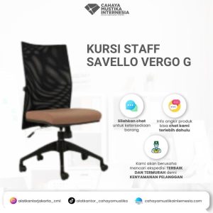 Kursi Staff Hidrolis Savello Vergo G