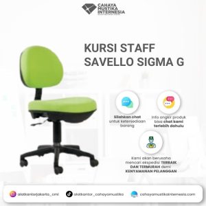 Kursi Staff Hidrolis Savello Sigma G