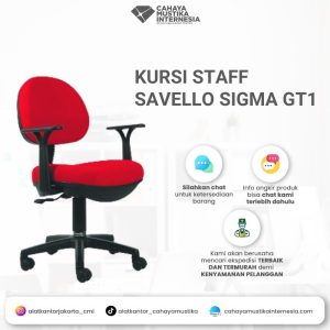 Kursi Staff Hidrolis Savello Sigma GT1
