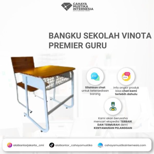 Bangku Sekolah Vinota Premier Guru