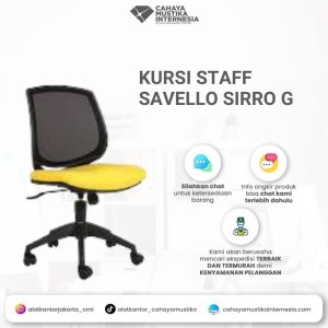 Kursi Staff Hidrolis Savello Sirro G