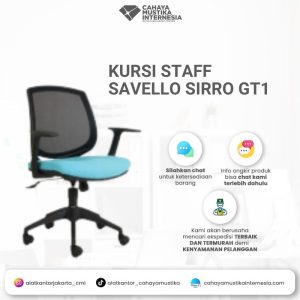 Kursi Staff Hidrolis Savello Sirro GT1