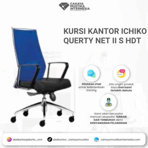 Kursi Kantor Putar Ichiko Querty Net II S HDT