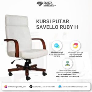 Kursi Putar Putih Savello Ruby H