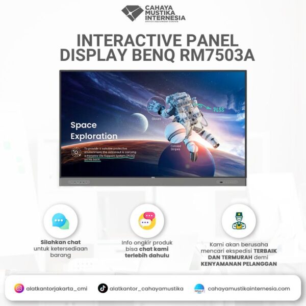 Interactive Flat Panel Display BenQ RM7503A