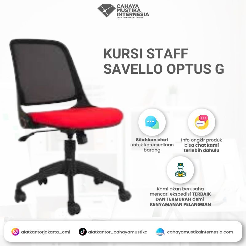 Kursi Staff Yang Enak Savello Optus G