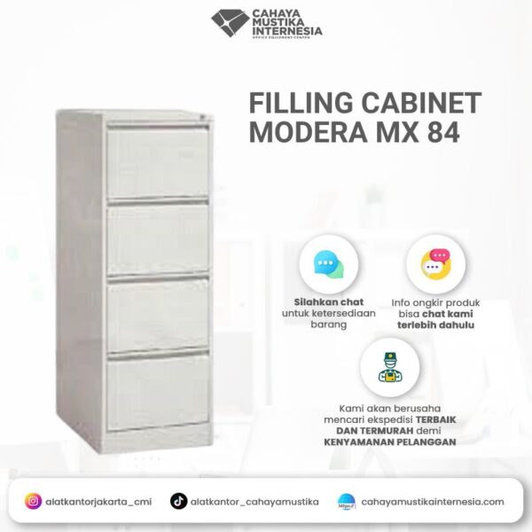 Filling Cabinet Besi Modera MX 84