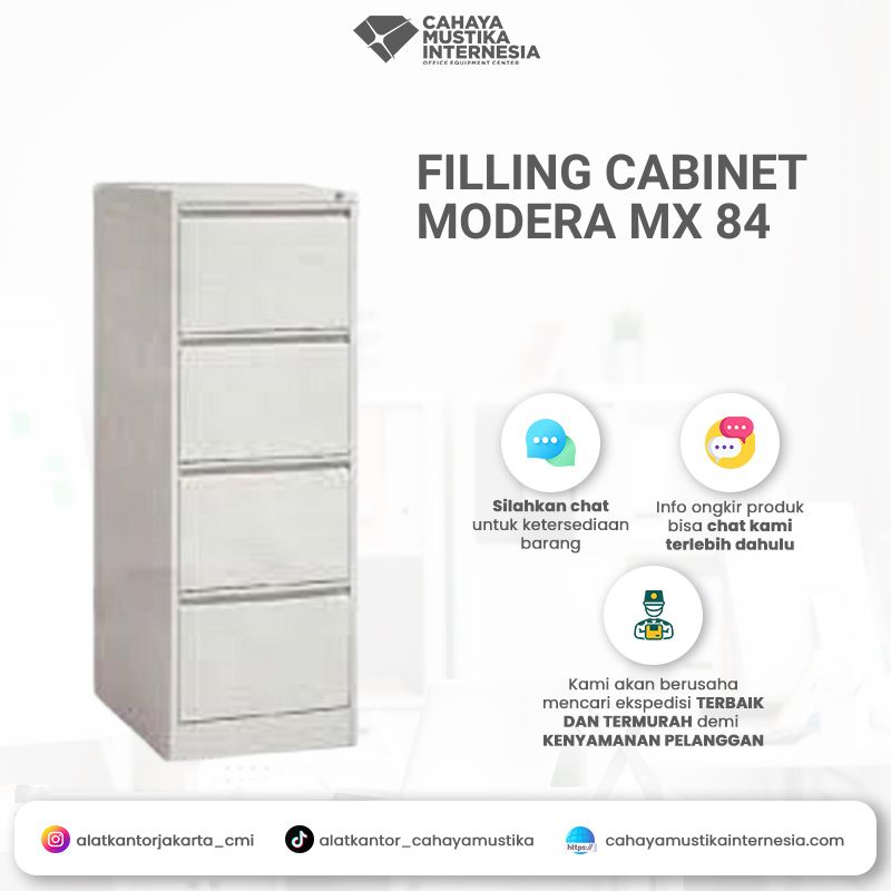 Filling Cabinet Besi Modera MX 84