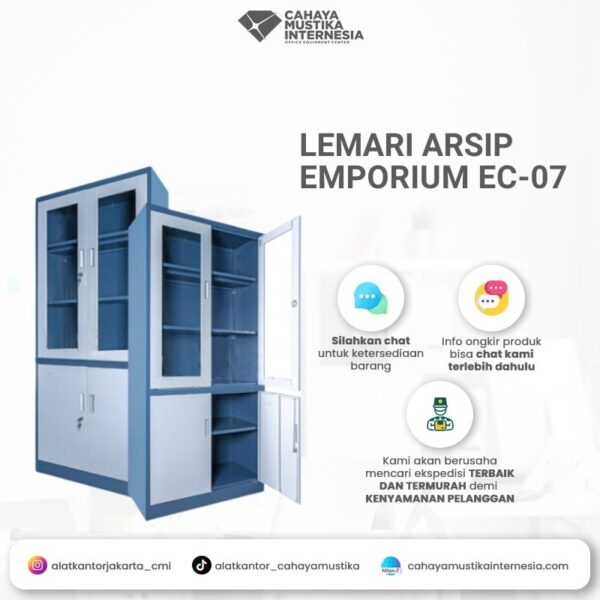 Lemari Arsip Kaca Emporium EC-07