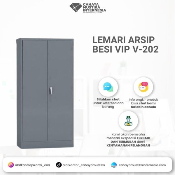 Lemari Arsip Plat Besi VIP V-202