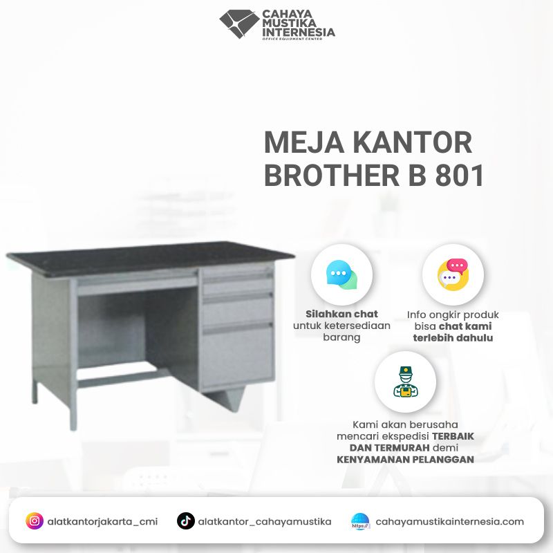 Meja Kantor Besi Brother B 801
