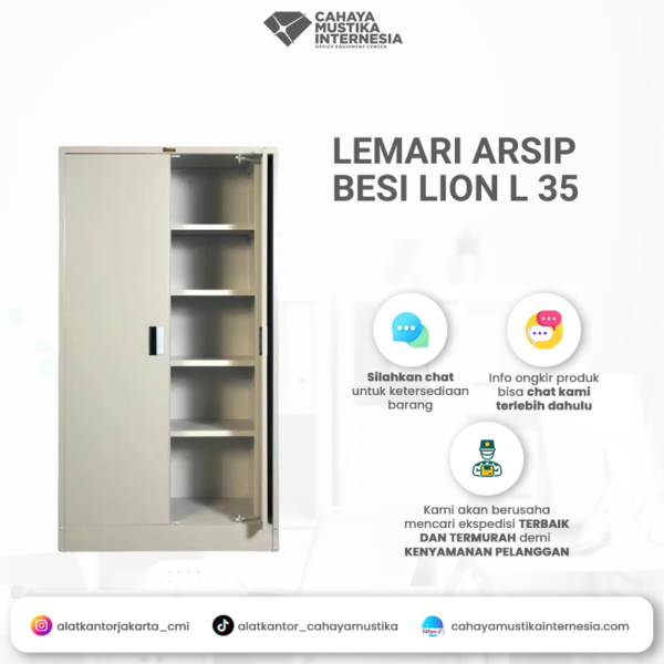 Lemari Arsip Besi Lion L 35