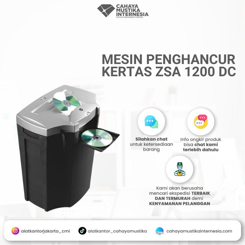 Mesin Penghancur Kertas ZSA 1200 DC