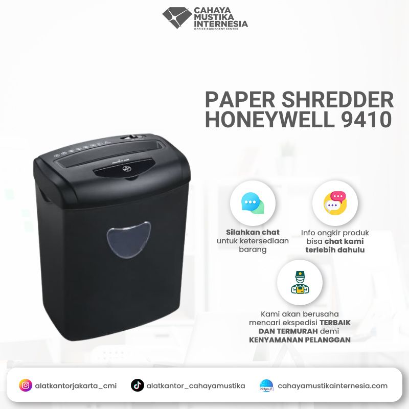 Mesin Penghancur Kertas Honeywell 9410