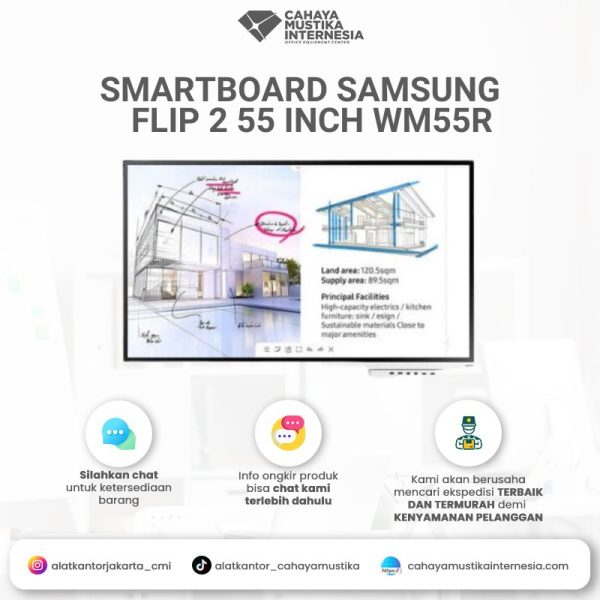 Smartboard Display Hikvision Samsung Flip2 55 Inch WM55R