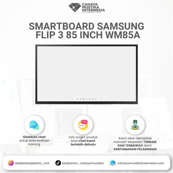 Smartboard Display Samsung Flip3 85 Inch WM85A