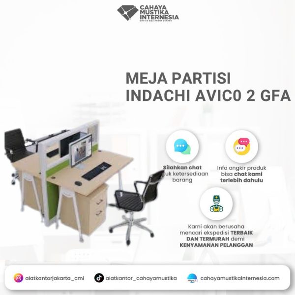 Meja Partisi Indachi Avico 2 GFA