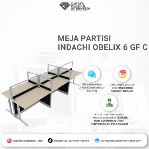 Meja Partisi Indachi Obelix 6 GF C