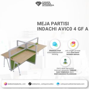 Meja Partisi Indachi Avico 4 GF A