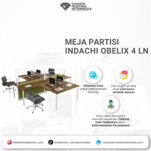 Meja partisi Indachi Obelix 4 LN