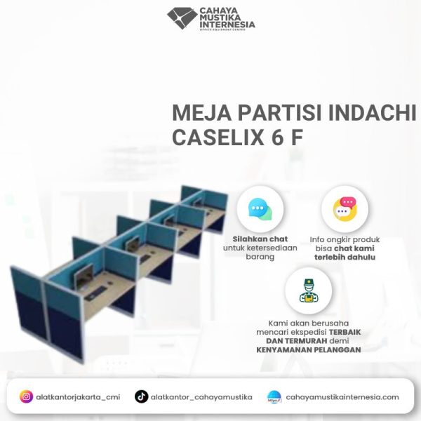 Meja Partisi Indachi Caselix 8 F