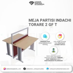Meja Partisi 2 Orang Indachi Torare 2 GF