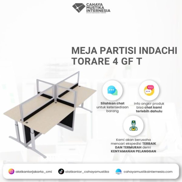 Meja Partisi Indachi Torare 4 GF T