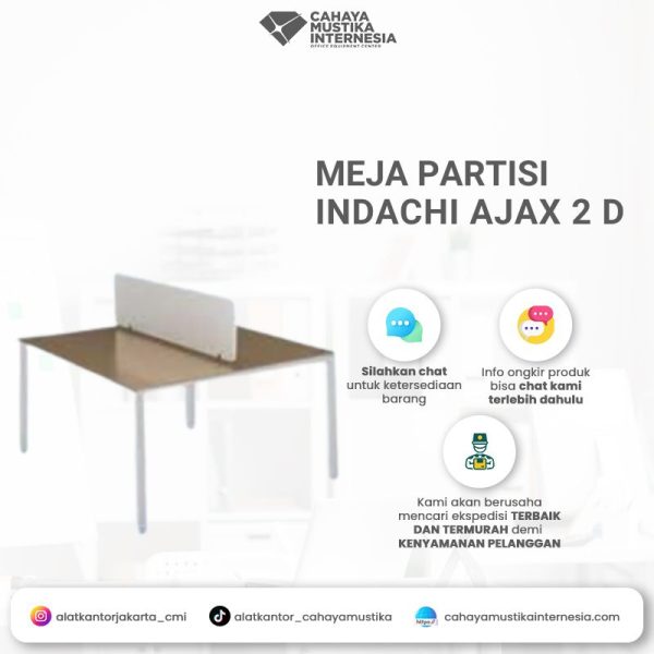 Meja Partisi Indachi Ajax 2 D