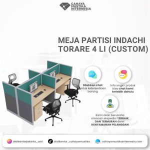 Meja Partisi Indachi Torare 4 LI (Custom)