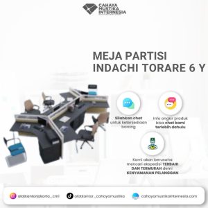 Meja Partisi Indachi Caselix 2 GF WL