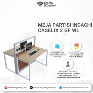 Meja Partisi Indachi Caselix 4 GF WL