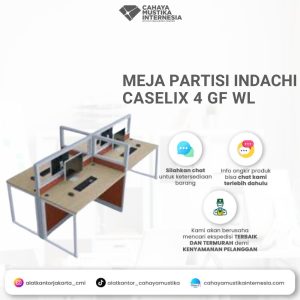 Meja Partisi Indachi Caselix 6 GF WL