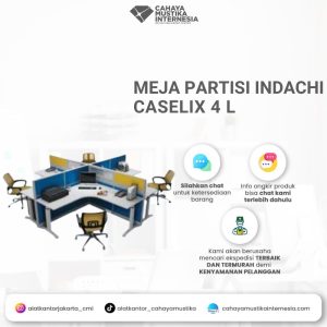 Meja Partisi Indachi Caselix 4 L