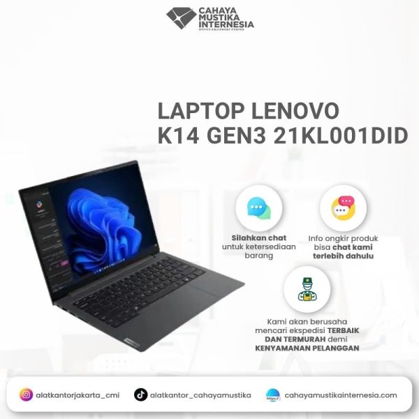 Laptop Lenovo K14 Gen3 21KL001DID
