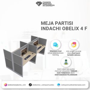 Meja Partisi Indachi Obelix 4 F