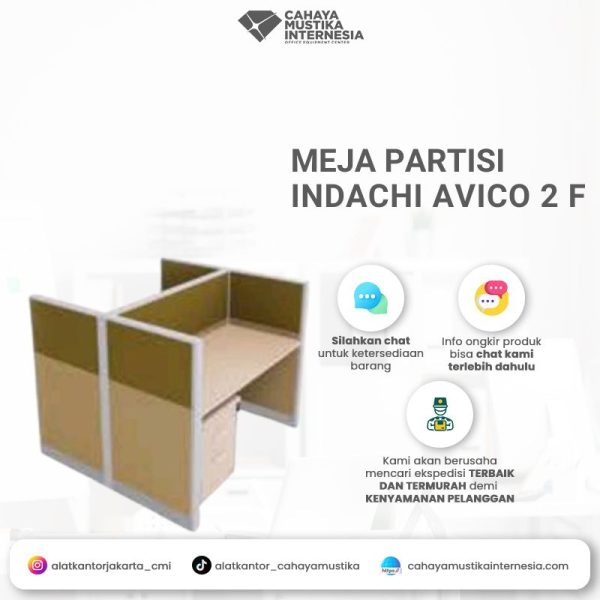 Meja Partisi Indachi Avico 2 F