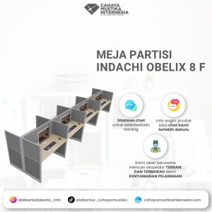 Meja Partisi 8 Orang Indachi Obelix 8 F