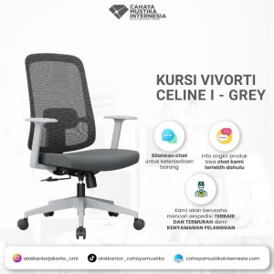 Kursi Kerja Kantor Vivorti Celine I - Grey