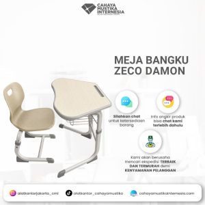 Meja dan Kursi Sekolah Zeco Damon